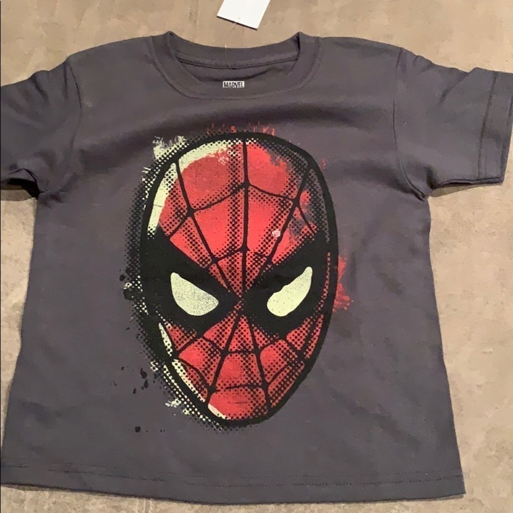 Kids gray Spiderman Tshirt